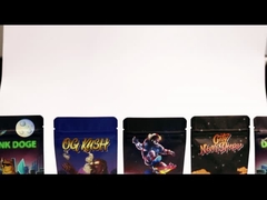 Sac d'emballage pour tabac et animaux de compagnie sac fermeture à glissière composite aluminé résistant à l'humidité