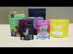 1g Petit sac noir résistant aux enfants avec fermeture à glissière en plastique autonome