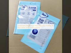 La soie dentaire durable choisit des sacs.