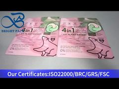 Sachet zippé refermable pour capsules de lessive