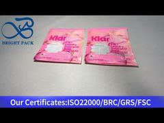 Sachet de boules de détergent avec fenêtre transparente