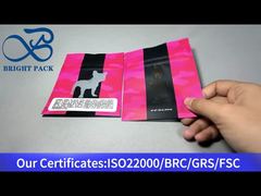 Sachet zippé vertical pour cannabis avec fenêtre transparente