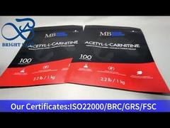 pochette refermable mate à fermeture éclair