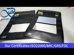 sac ziplock debout avec fenêtre transparente