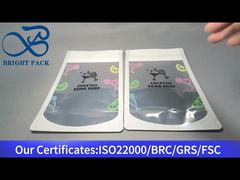 pochette zippée avec fenêtre transparente