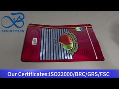 sachet en plastique zip-lock de tabac mentholé