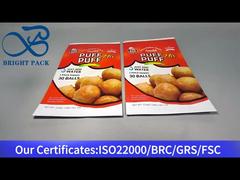 sac d'emballage alimentaire pour boulettes de viande