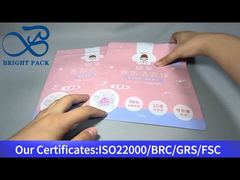 sac debout pour dosettes de lessive roses