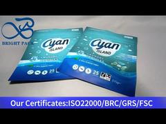 sac ziplock debout pour capsules de lessive