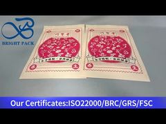 sac ziplock jaune avec fenêtre transparente