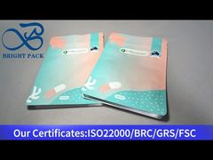 sachet scellé rose et bleu à huit côtés 500g