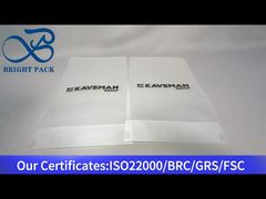 sac en plastique transparent sans fermeture éclair