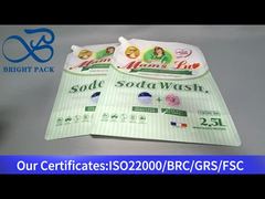 pochette à bec vertical pour lessive 2,5L