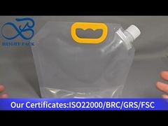 sac transparent à bec portable de grande capacité