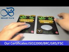 sacs marron à fermeture éclair à l'épreuve des enfants avec brevet américain