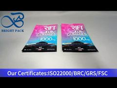 sac refermable à glissière personnalisé coloré résistant aux enfants