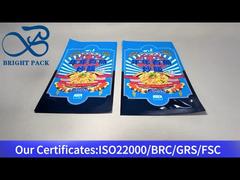 sac d'emballage en plastique bleu pour le riz frit 350g