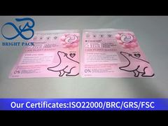 sac à fermeture à glissière rouge pour capsules de détergent à linge