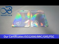 petit sac laser en plastique avec ouverture facile à déchirer