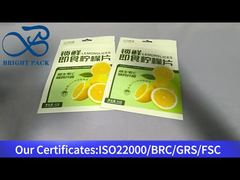 Pochette zippée pour tranches de citron 62g