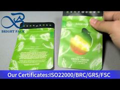 sachet en mylar vert, petit, à l'épreuve des enfants