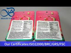 sac d'emballage rose pour les produits hybrides à base de cannabis