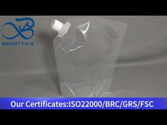 sacs à bec liquides transparents en gros