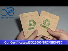 sachet stand-up en papier kraft écologique