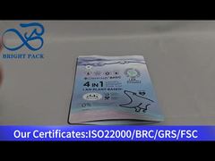 sachets de détergent liquide bleu pour le linge, en sachet refermable