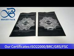 sac à fermeture éclair noir à l'épreuve des enfants