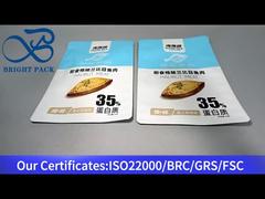 sac en plastique bleu en aluminium pour l'emballage du poisson