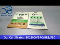 sac d'emballage alimentaire marron debout pour la nourriture pour chiens