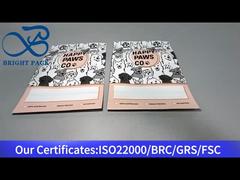 sac en plastique en aluminium rose pour l'emballage d'aliments pour animaux de compagnie