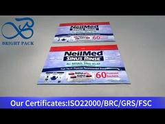 sac en plastique refermable violet debout