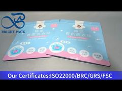 pochette plastique aluminium bleue pour dosettes de lessive 450g