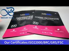 pochette noire à fermeture éclair pour supplément 1kg