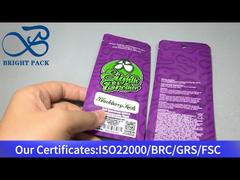 emballage de sac pe violet