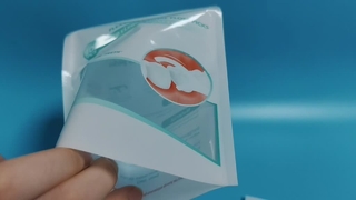 Fil dentaire choisit un sac à fermeture éclair, sanitaire, hermétique, en vrac pour les marques de soins bucco-dentaires