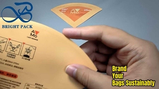 Sacs en papier personnalisés au détail en vrac