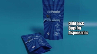 Sac de verrouillage pour enfants au cannabis, vente en gros breveté aux États-Unis pour les besoins des dispensaires de l'UE et des États-Unis