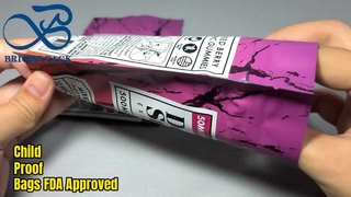 Sacs Mylar personnalisés à l'épreuve des enfants certifiés par la FDA