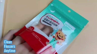 Sacs hermétiques en plastique à fermeture éclair pour le stockage des fils dentaires et l'hygiène buccale en voyage