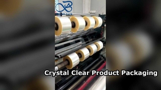 Rouleau de film flexible de paquet de catégorie comestible de grande clarté de film de petit pain d'emballage transparent