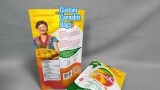Sacs en plastique zippés à impression personnalisée pour la vente en gros de cannabis