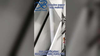 Sac en papier glassine de qualité alimentaire, impression personnalisée en gros pour les marques de boulangerie et de bonbons