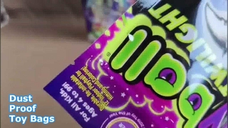 Sacs en plastique en aluminium durables pour le stockage des jouets et l'emballage de produits pour enfants anti-poussière