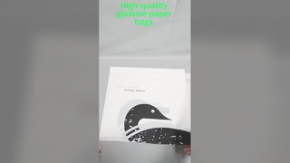 Sacs en papier glassine 100% biodégradables à haute transparence, taille personnalisable, pour l'emballage de vêtements