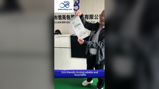 40g de sacs en papier vitreux imprimés sur mesure biodégradables pour emballage écologique