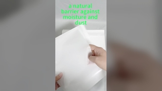 Sacs en verre translucide entièrement dégradables et auto-séraillés pour les vêtements