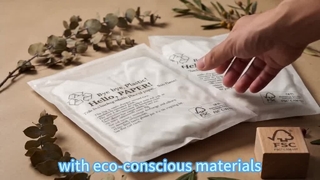 Sac à vêtements en papier FSC Glassine
